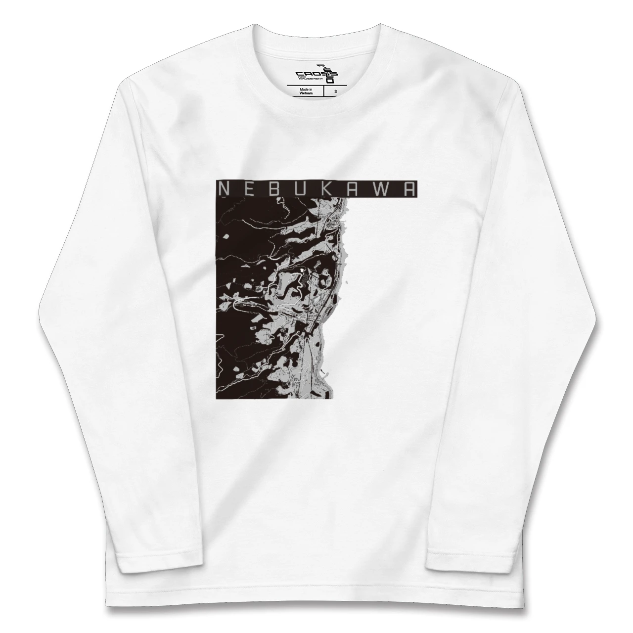 【根府川(神奈川県)】地図柄ロングスリーブTシャツ