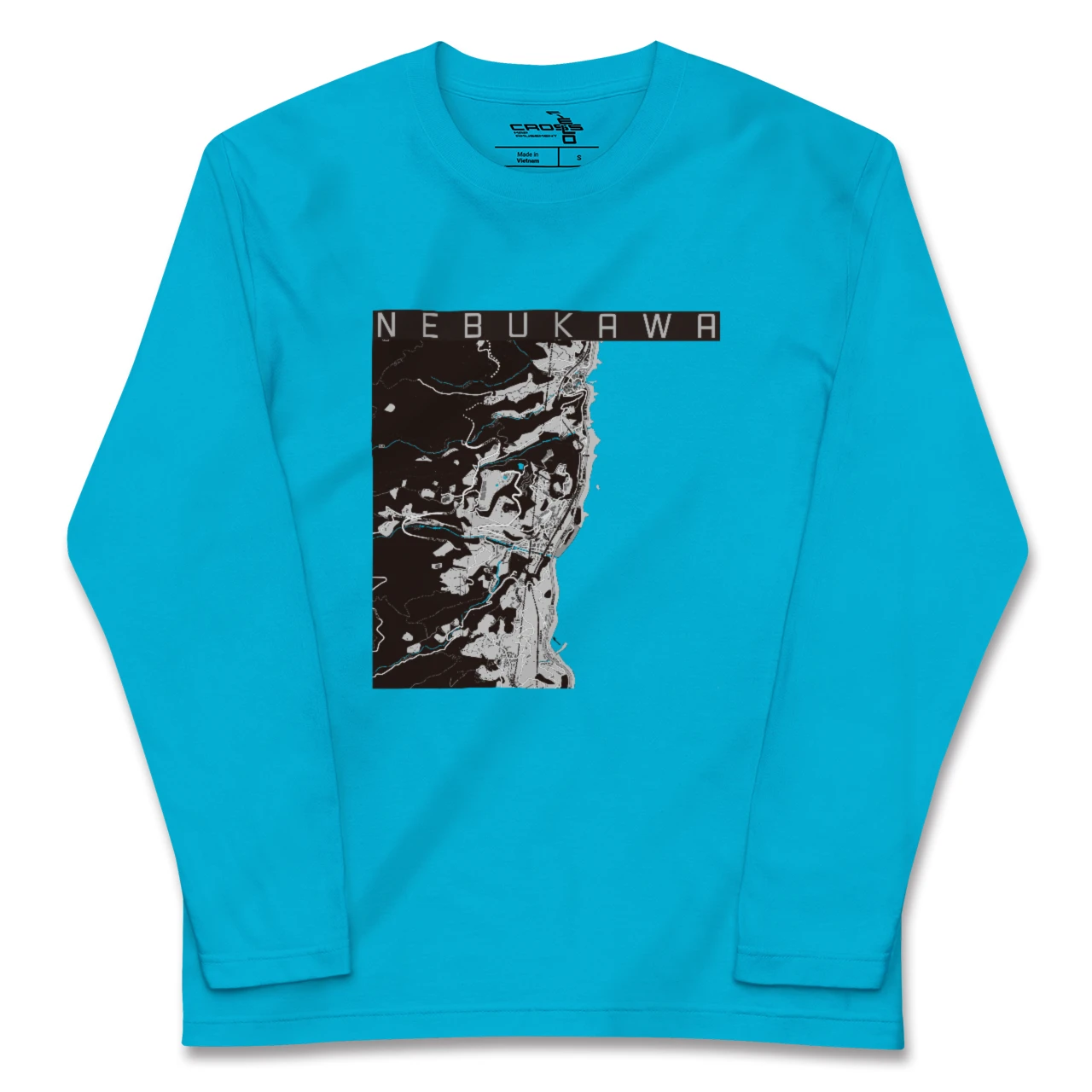 【根府川(神奈川県)】地図柄ロングスリーブTシャツ