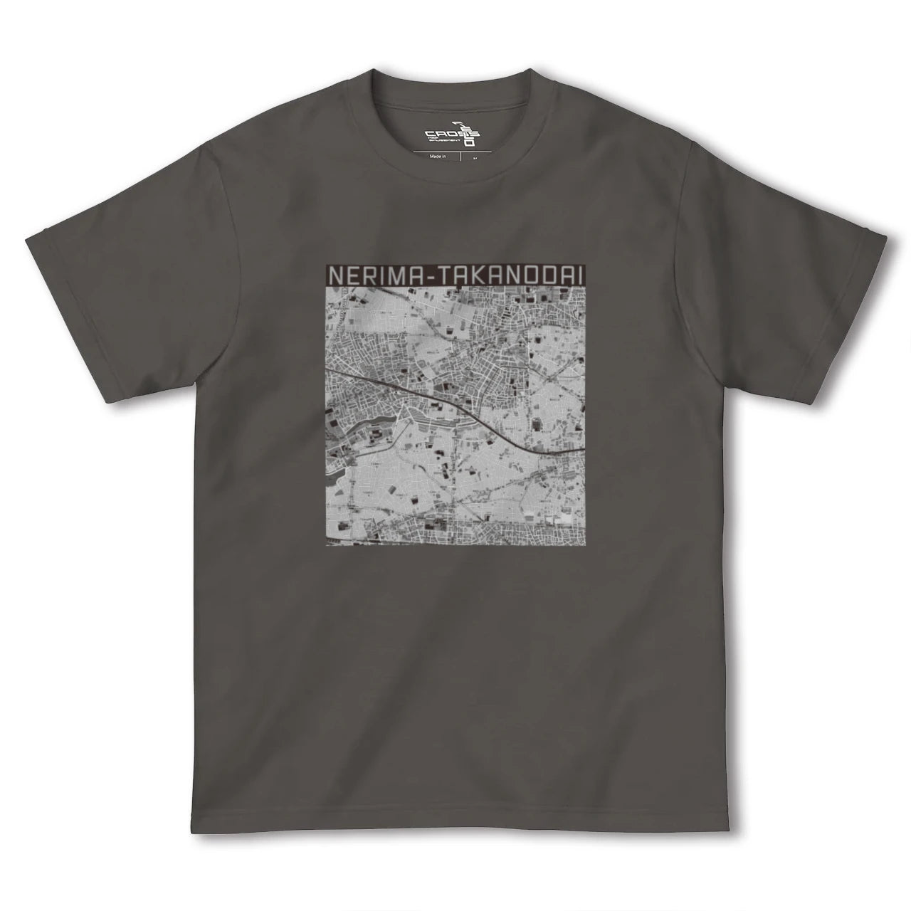 【練馬高野台(東京都)】地図柄ヘビーウェイトTシャツ