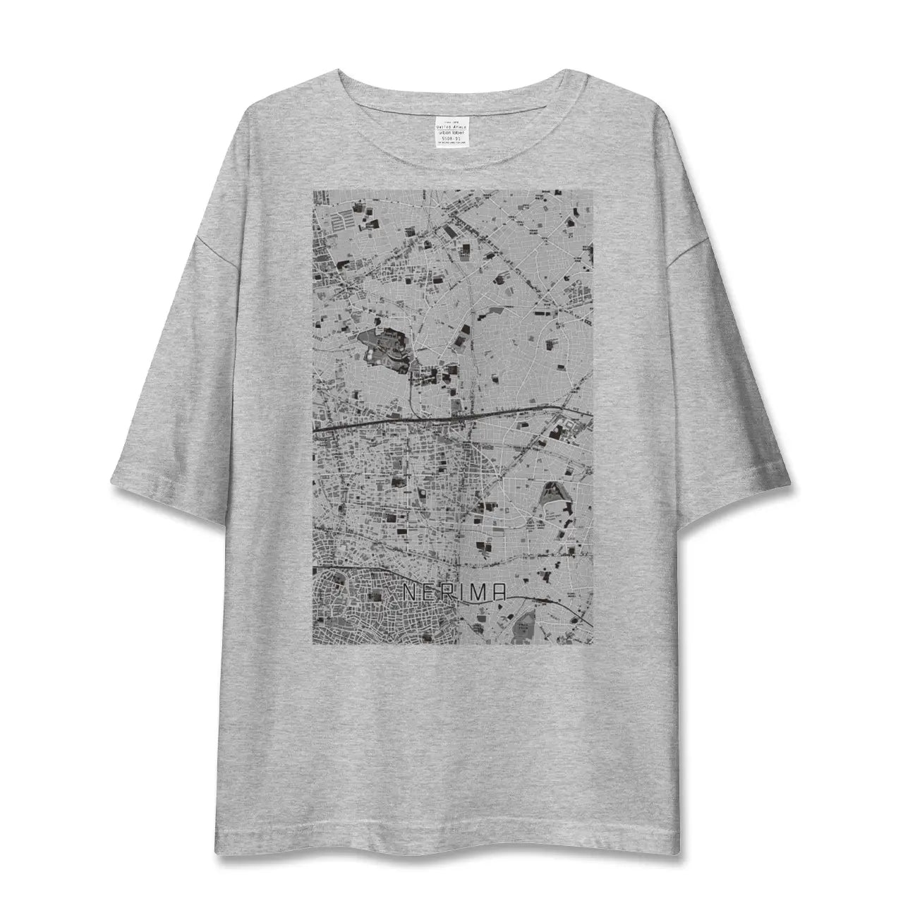 【練馬(東京都)】地図柄ビッグシルエットTシャツ