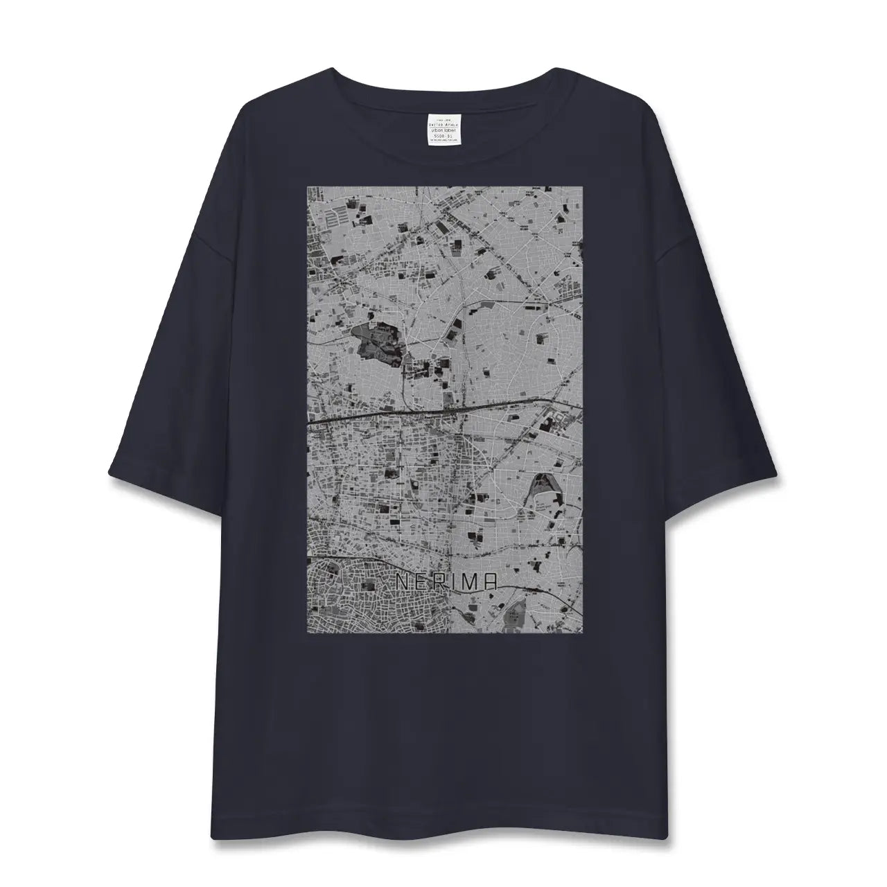 【練馬(東京都)】地図柄ビッグシルエットTシャツ