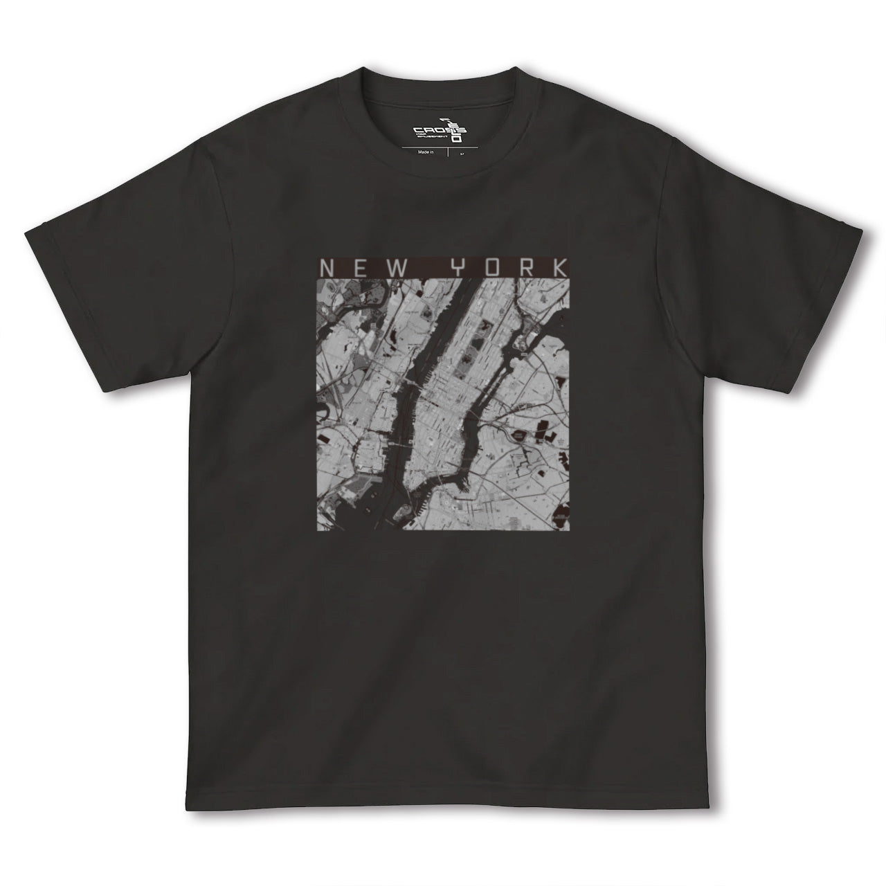 【ニューヨーク(アメリカ)】地図柄ヘビーウェイトTシャツ
