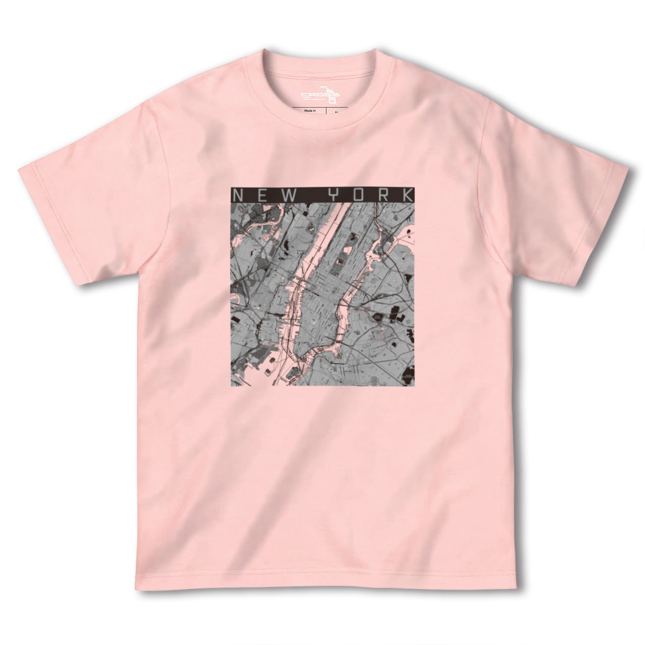 【ニューヨーク(アメリカ)】地図柄ヘビーウェイトTシャツ