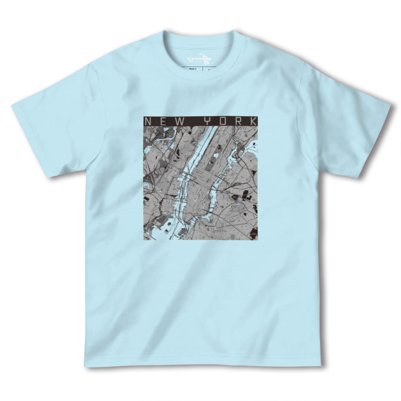 【ニューヨーク(アメリカ)】地図柄ヘビーウェイトTシャツ