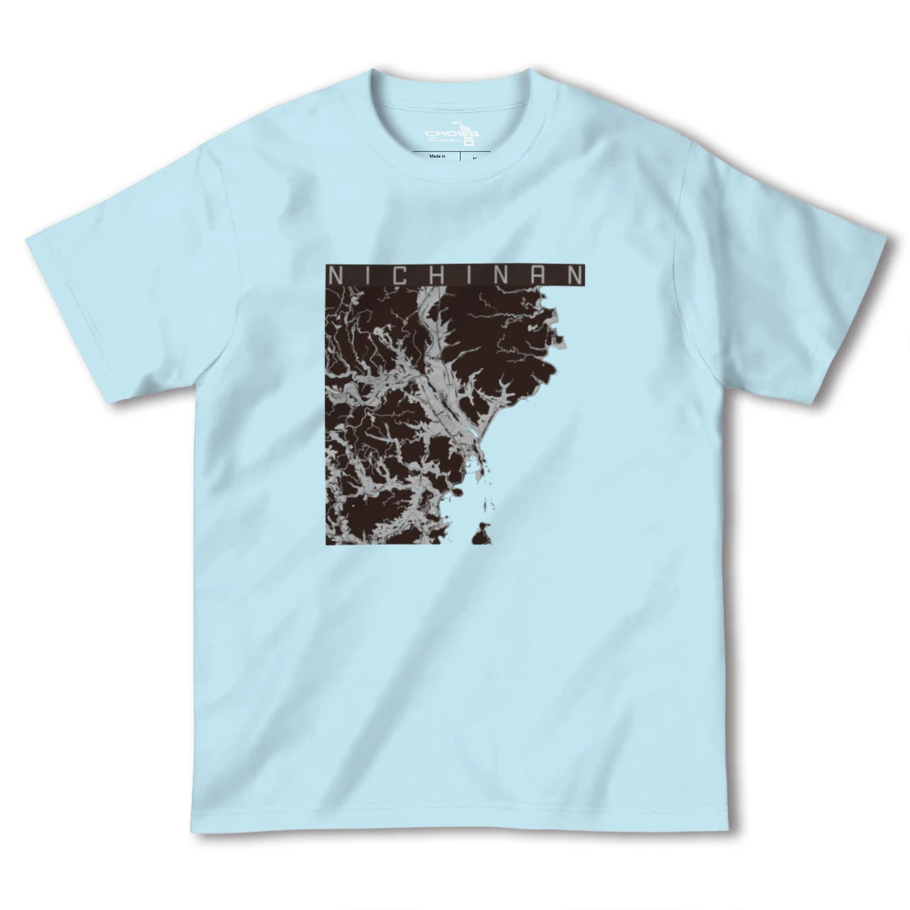 【日南(宮崎県)】地図柄ヘビーウェイトTシャツ