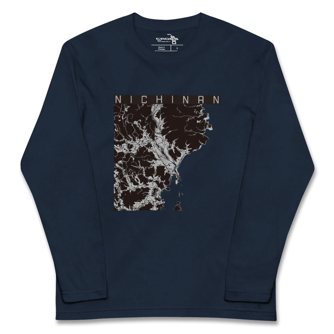 【日南(宮崎県)】地図柄ロングスリーブTシャツ