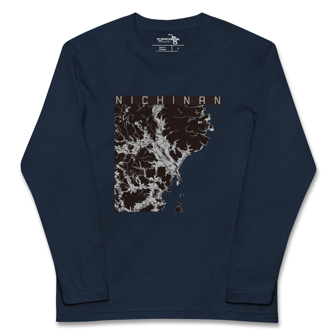 【日南(宮崎県)】地図柄ロングスリーブTシャツ