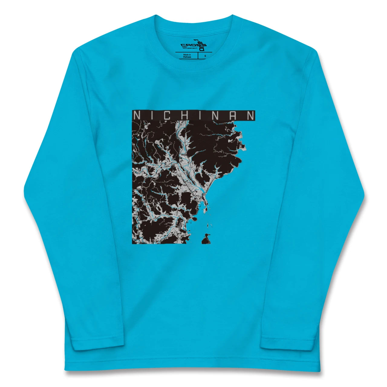 【日南(宮崎県)】地図柄ロングスリーブTシャツ