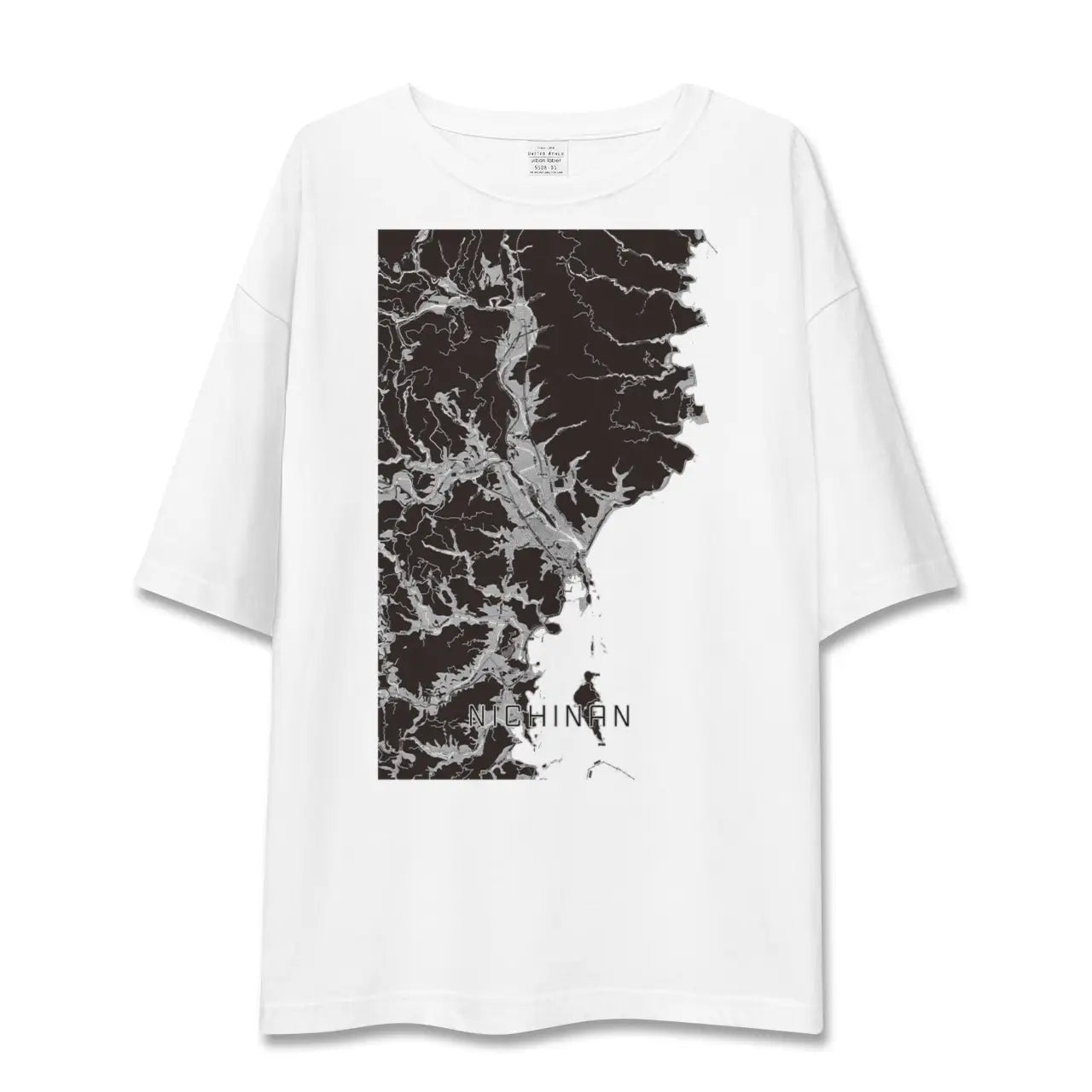 【日南(宮崎県)】地図柄ビッグシルエットTシャツ