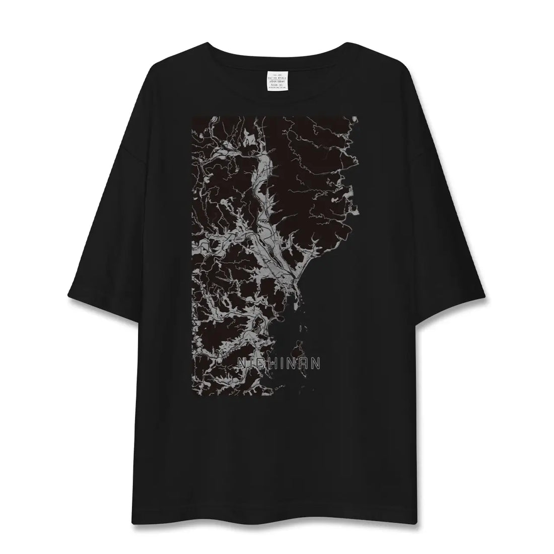 【日南(宮崎県)】地図柄ビッグシルエットTシャツ