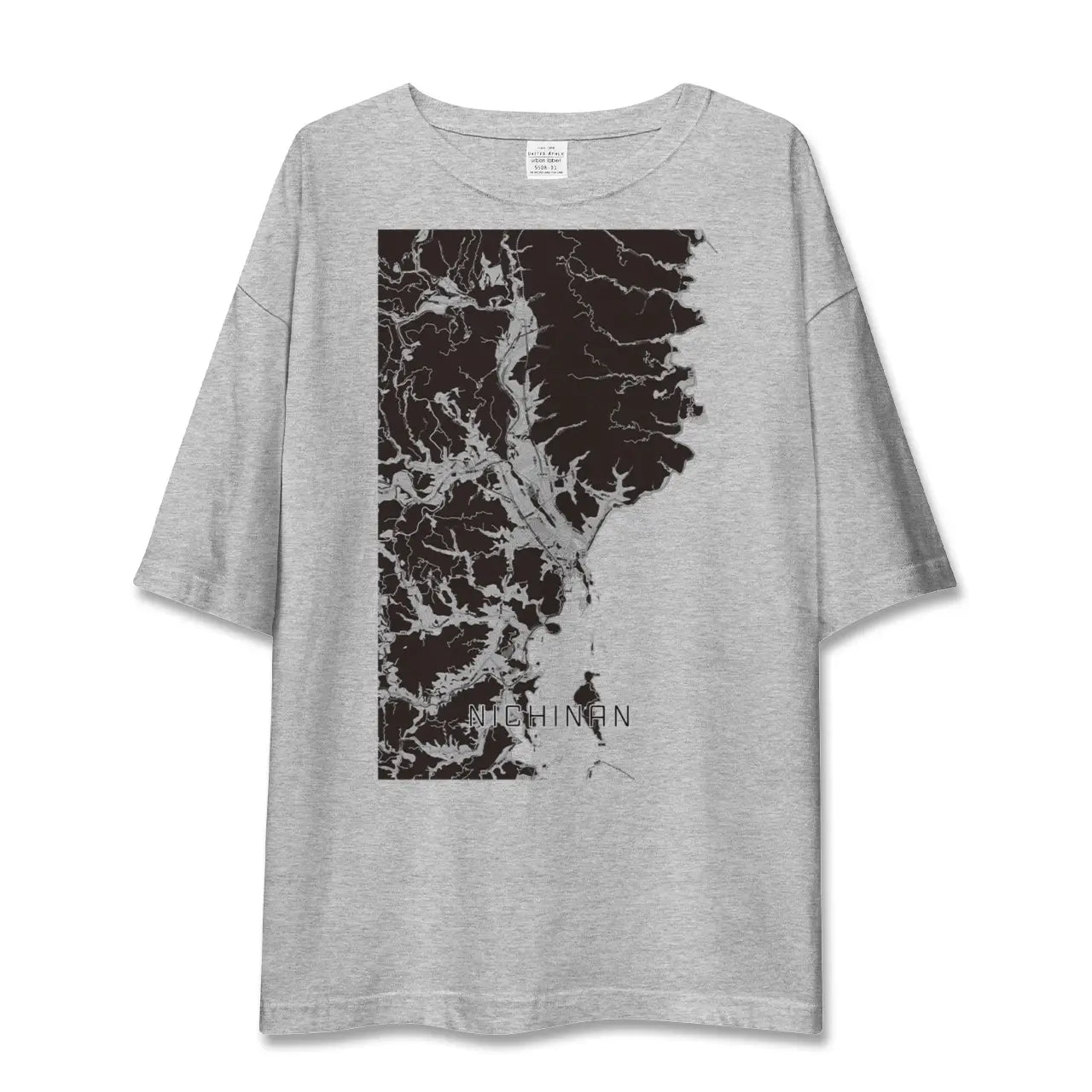 【日南(宮崎県)】地図柄ビッグシルエットTシャツ