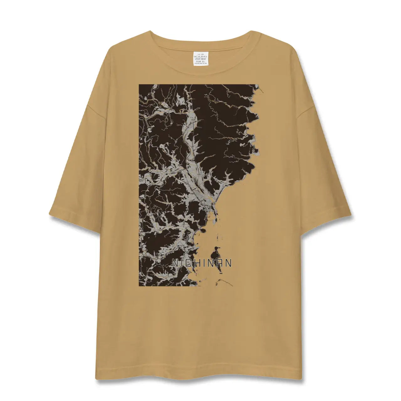 【日南(宮崎県)】地図柄ビッグシルエットTシャツ