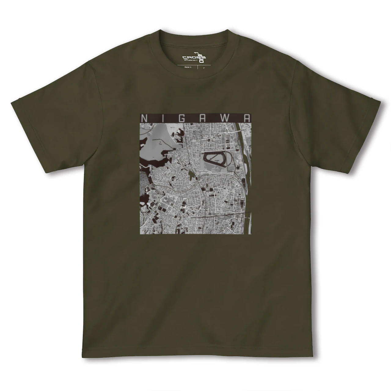 【仁川(兵庫県)】地図柄ヘビーウェイトTシャツ