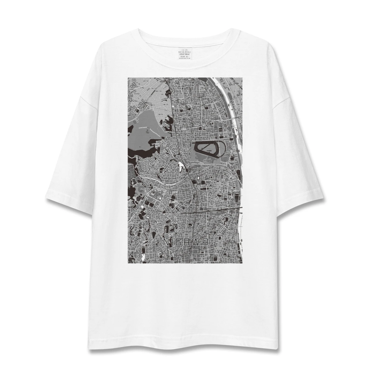 【仁川(兵庫県)】地図柄ビッグシルエットTシャツ