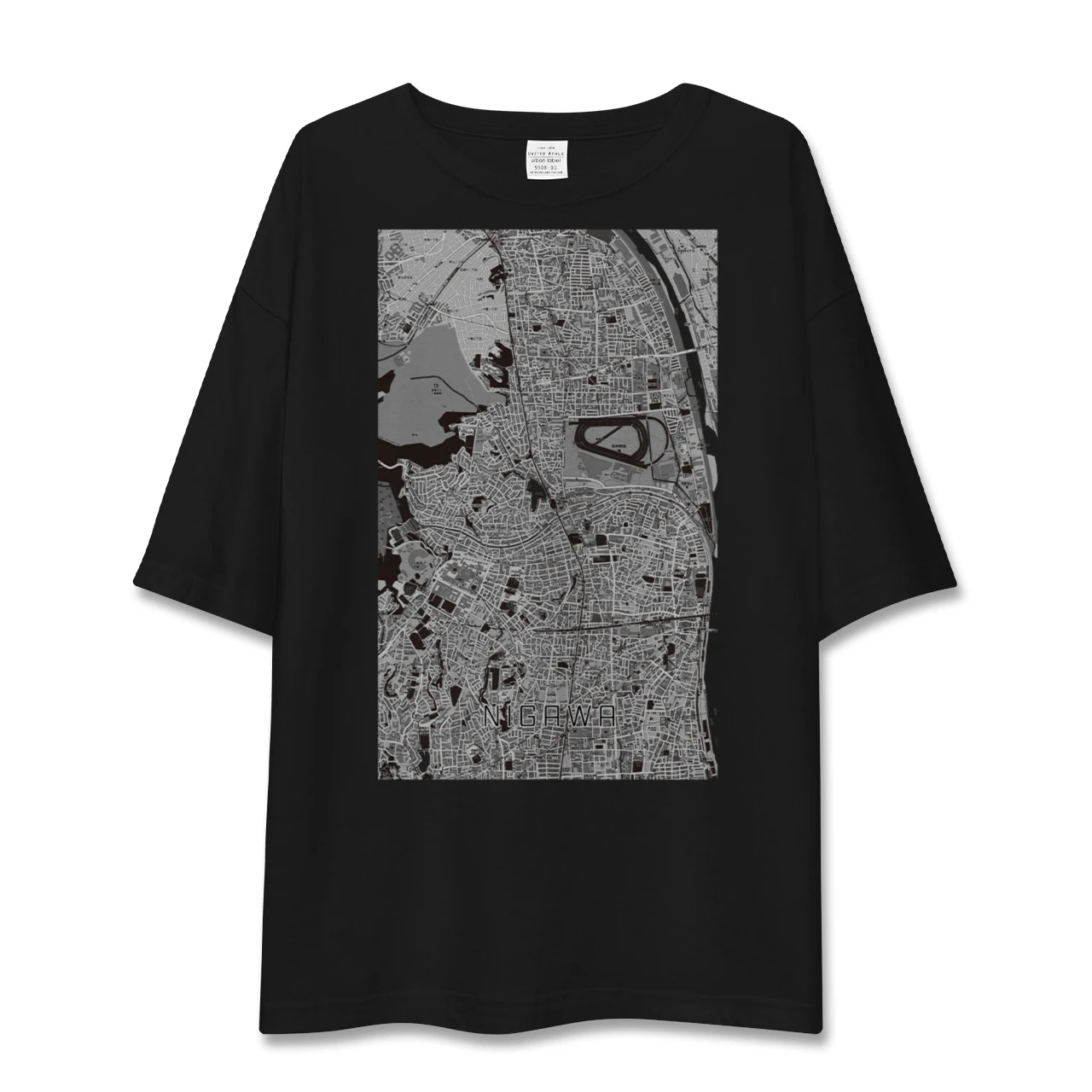 【仁川(兵庫県)】地図柄ビッグシルエットTシャツ