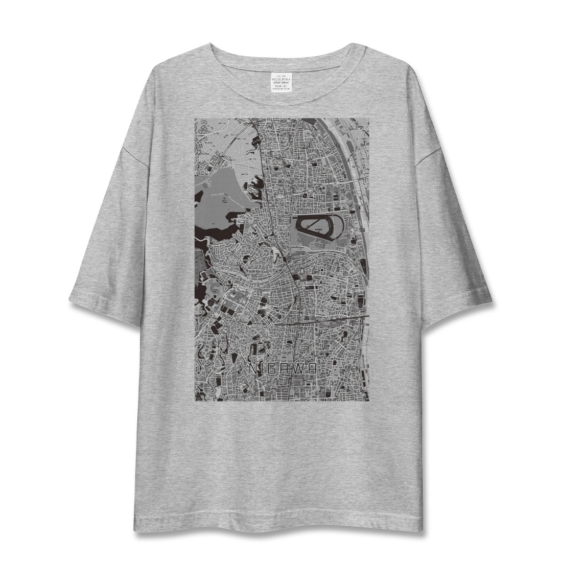 【仁川(兵庫県)】地図柄ビッグシルエットTシャツ