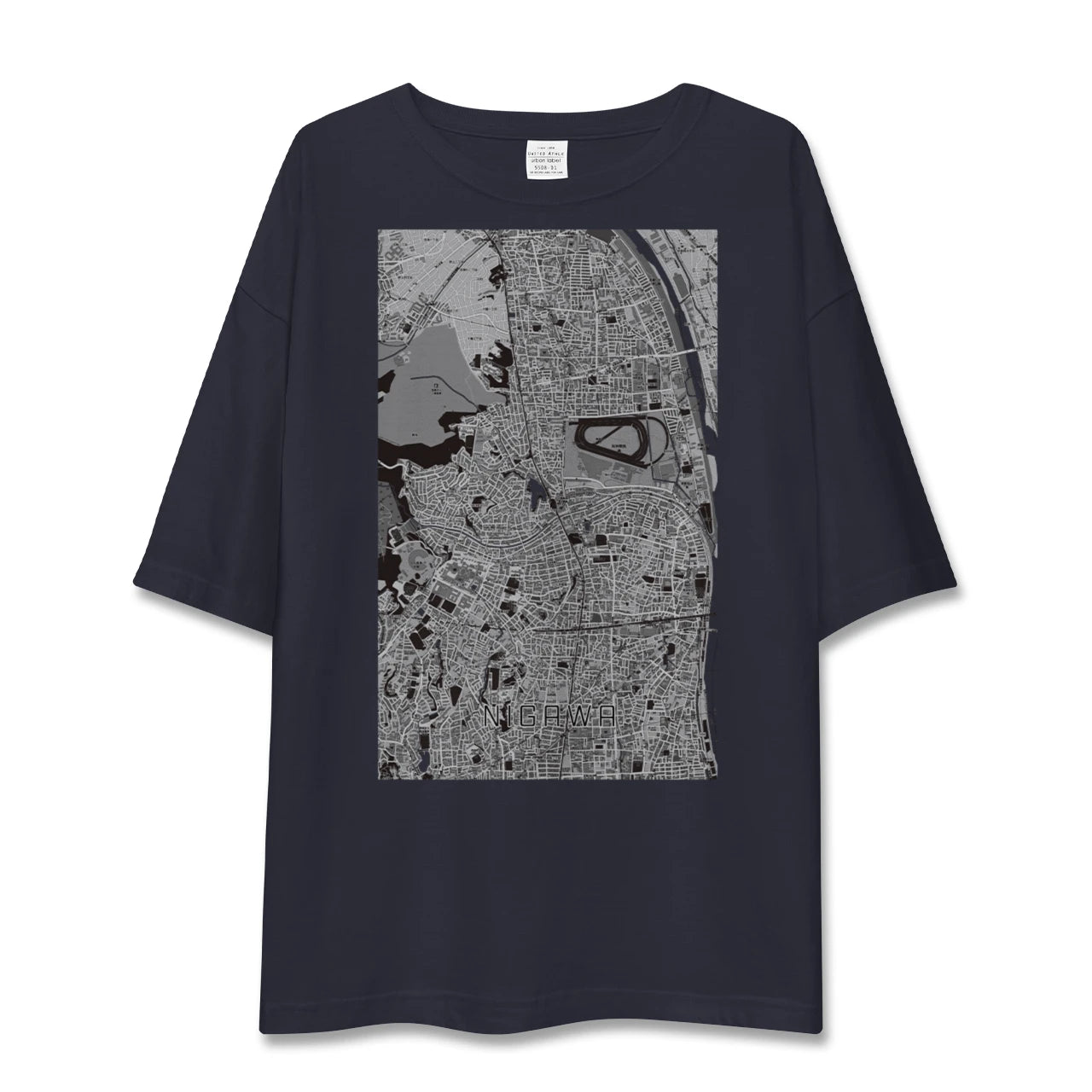 【仁川(兵庫県)】地図柄ビッグシルエットTシャツ