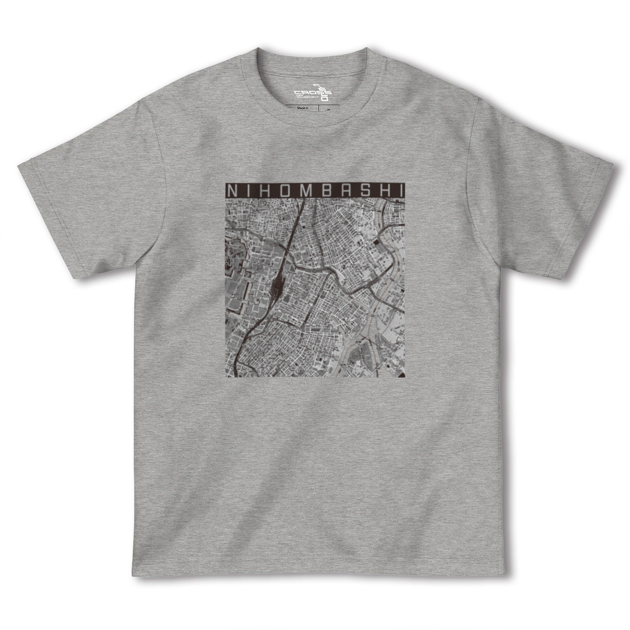 【日本橋(東京都)】地図柄ヘビーウェイトTシャツ