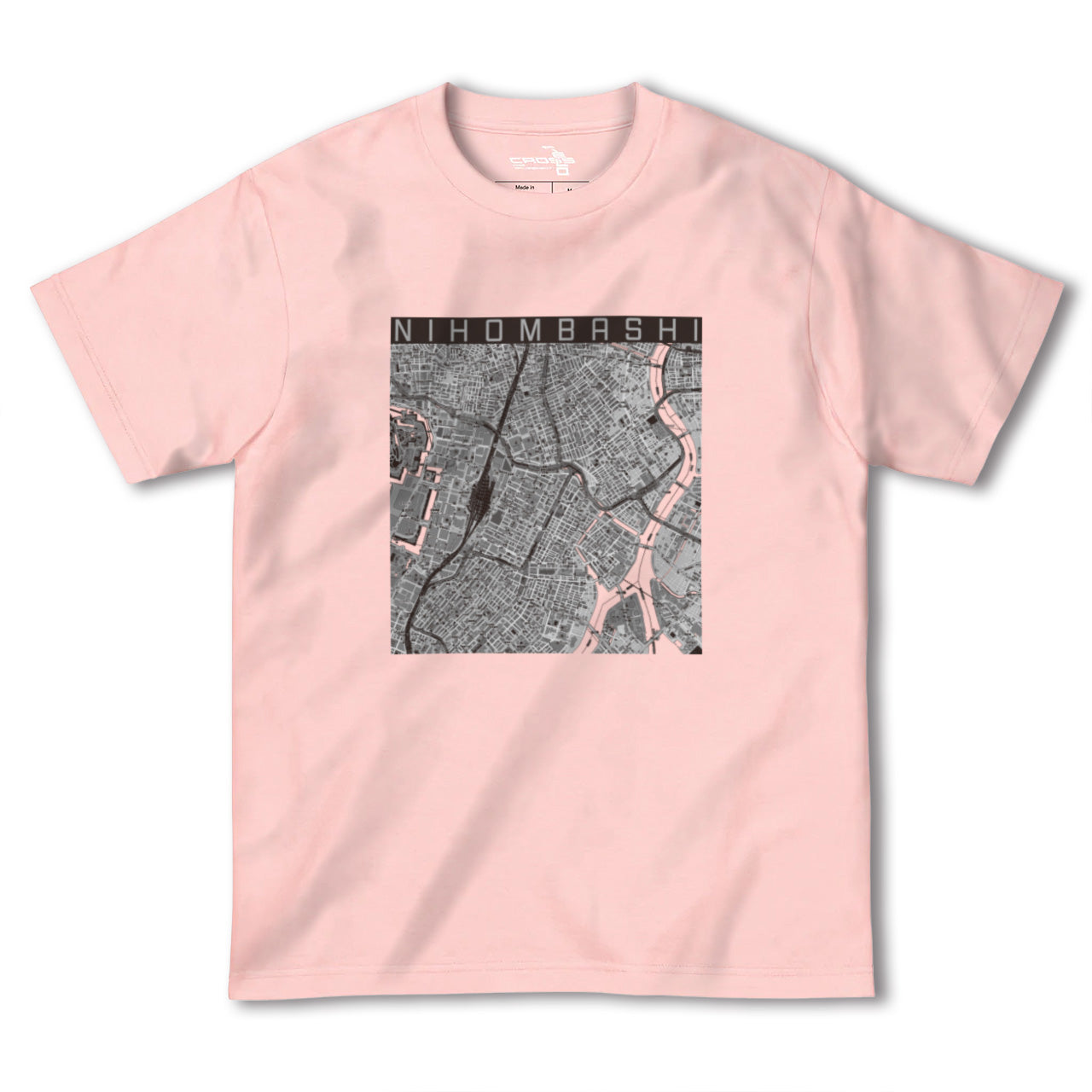 【日本橋(東京都)】地図柄ヘビーウェイトTシャツ