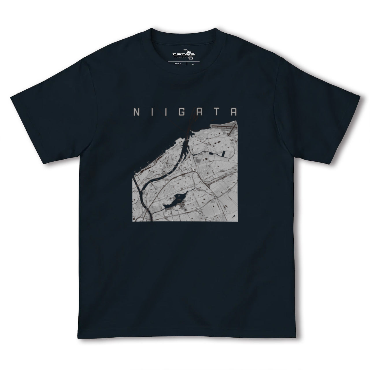 【新潟(新潟県)】地図柄ヘビーウェイトTシャツ