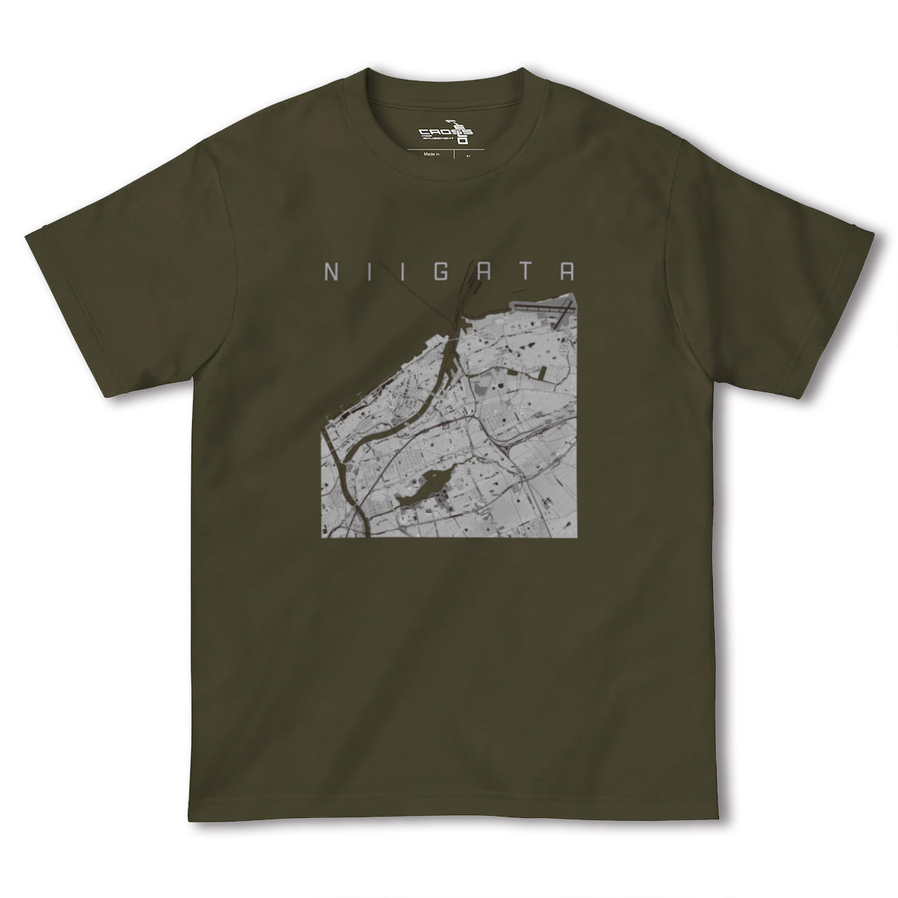 【新潟(新潟県)】地図柄ヘビーウェイトTシャツ