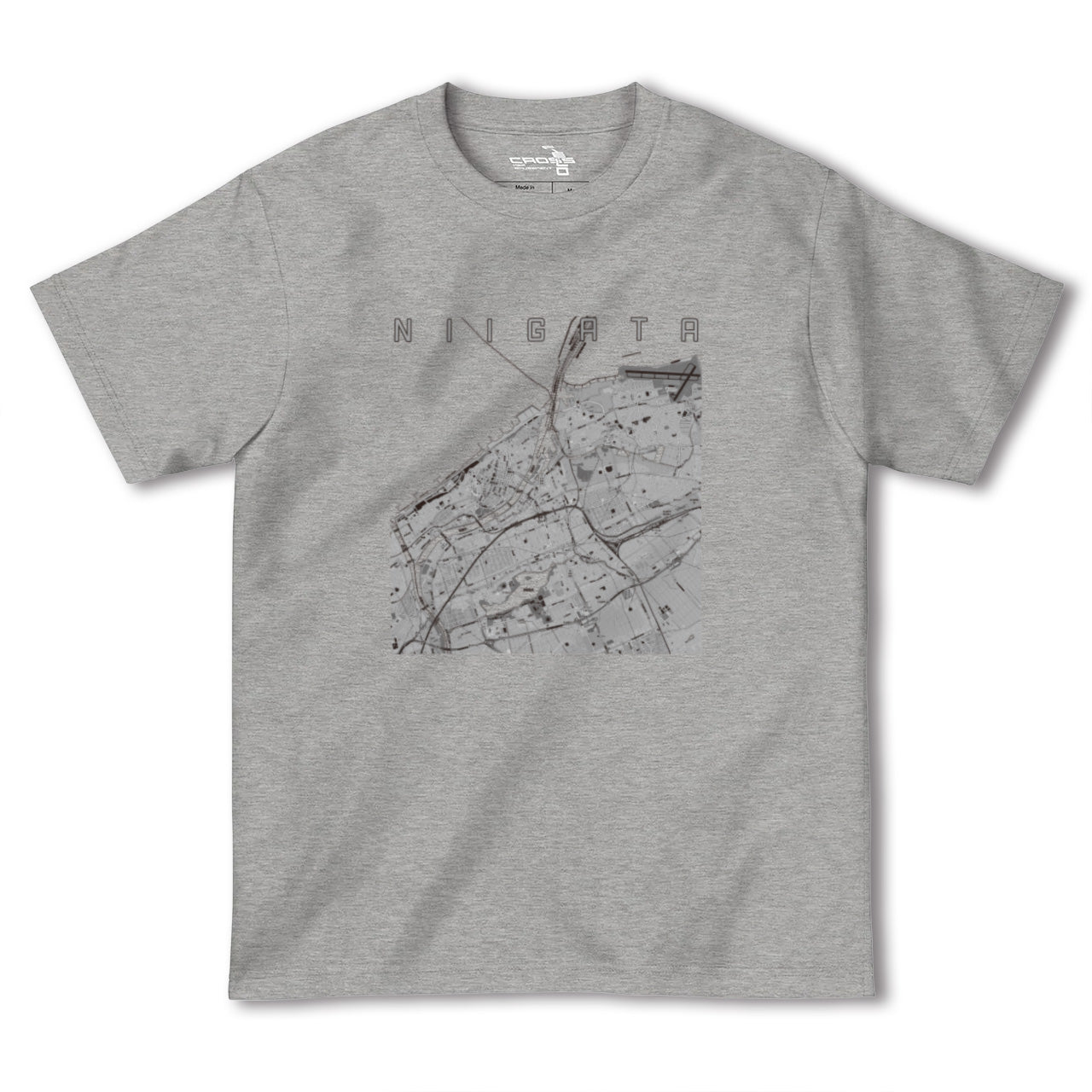 【新潟(新潟県)】地図柄ヘビーウェイトTシャツ