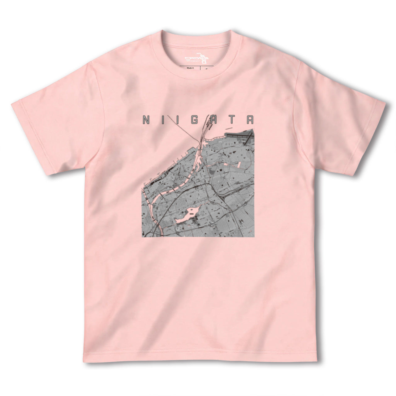 【新潟(新潟県)】地図柄ヘビーウェイトTシャツ