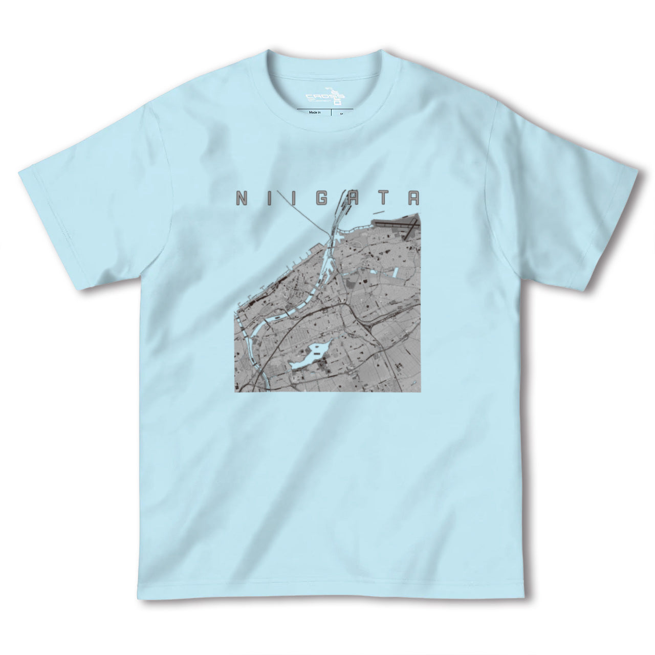 【新潟(新潟県)】地図柄ヘビーウェイトTシャツ