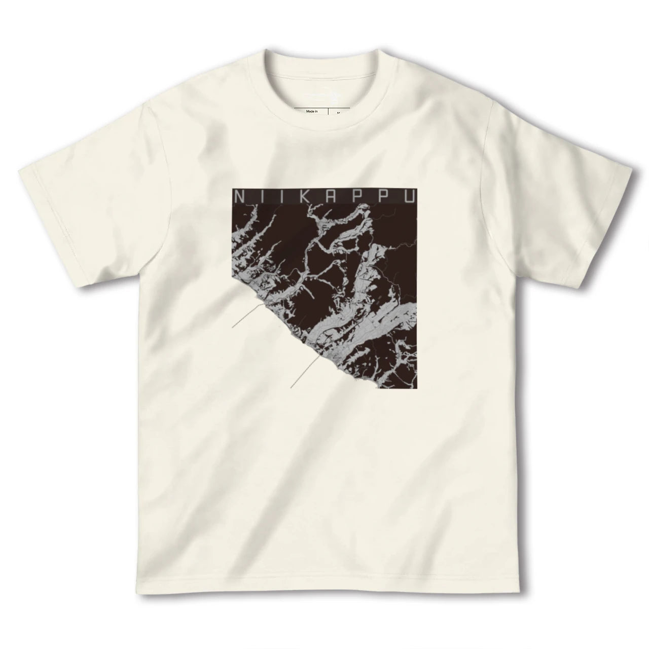 【新冠(北海道)】地図柄ヘビーウェイトTシャツ