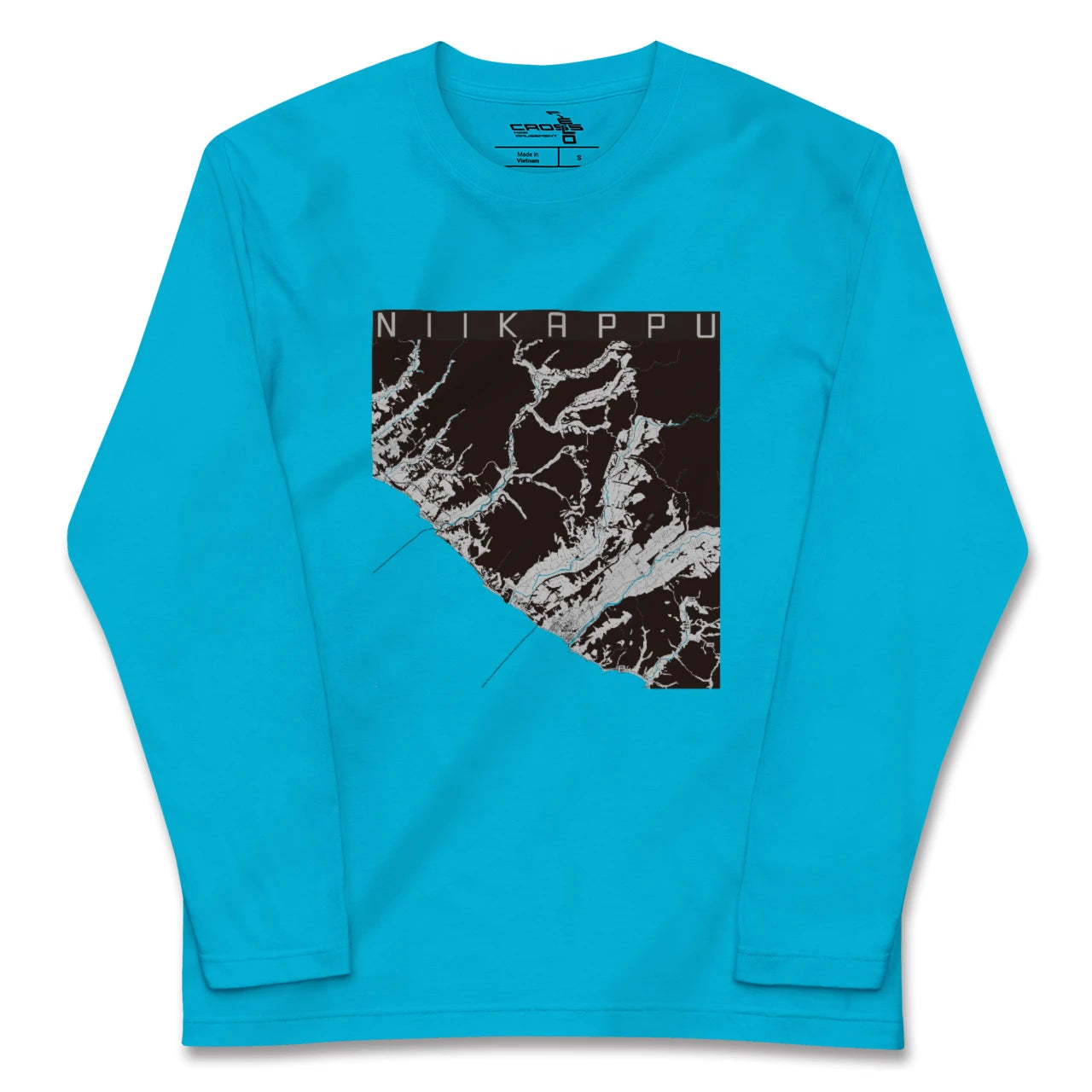 【新冠(北海道)】地図柄ロングスリーブTシャツ