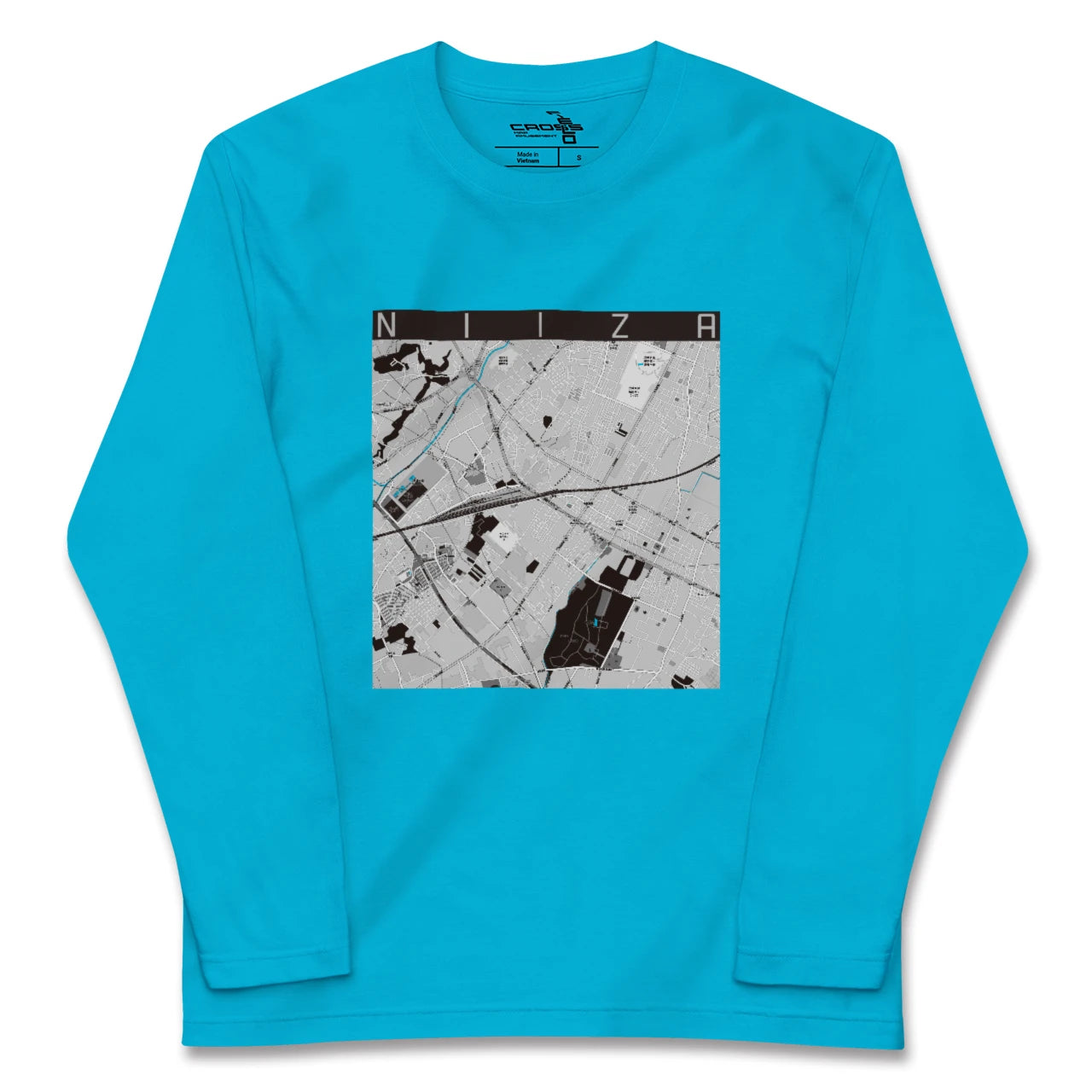 【新座(埼玉県)】地図柄ロングスリーブTシャツ