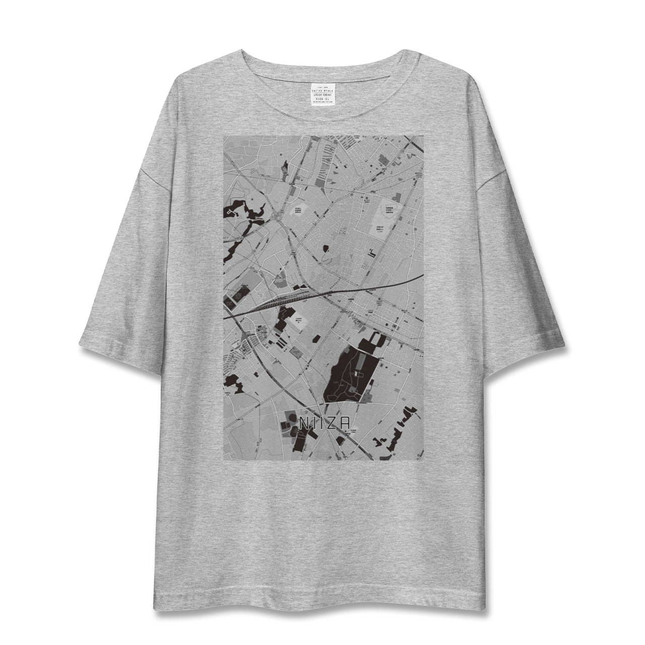 【新座(埼玉県)】地図柄ビッグシルエットTシャツ