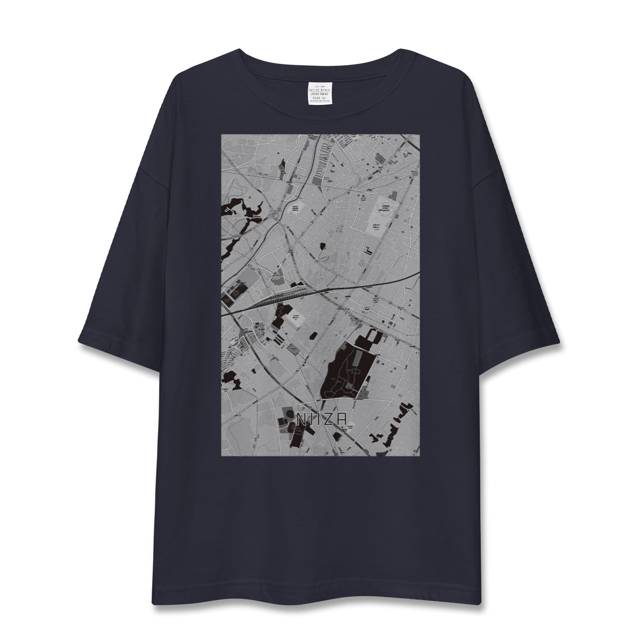 【新座(埼玉県)】地図柄ビッグシルエットTシャツ