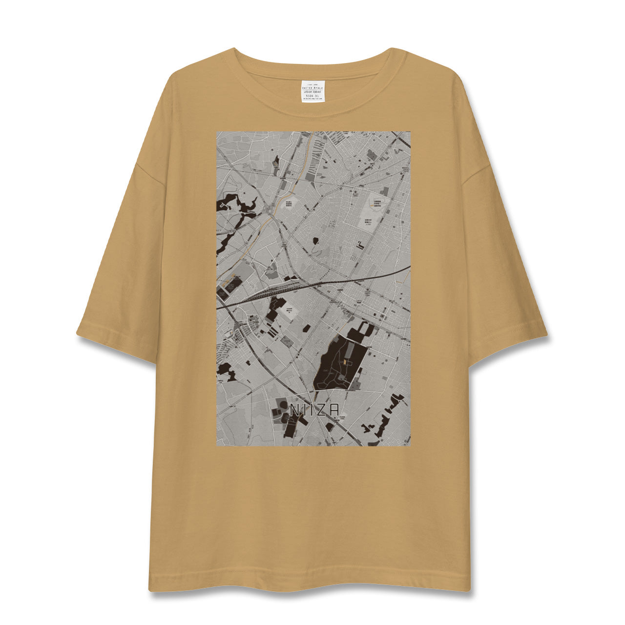 【新座(埼玉県)】地図柄ビッグシルエットTシャツ