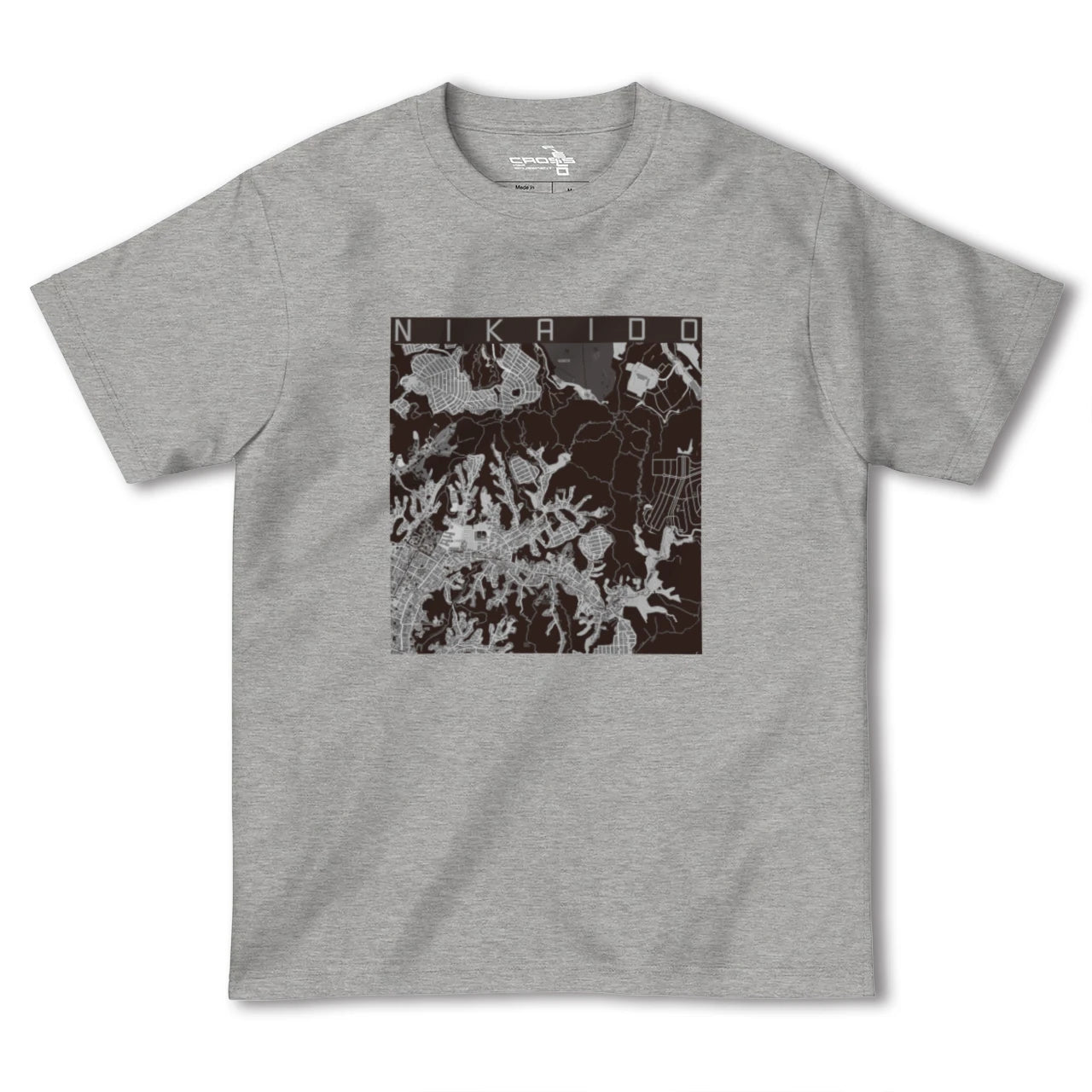 【二階堂(神奈川県)】地図柄ヘビーウェイトTシャツ