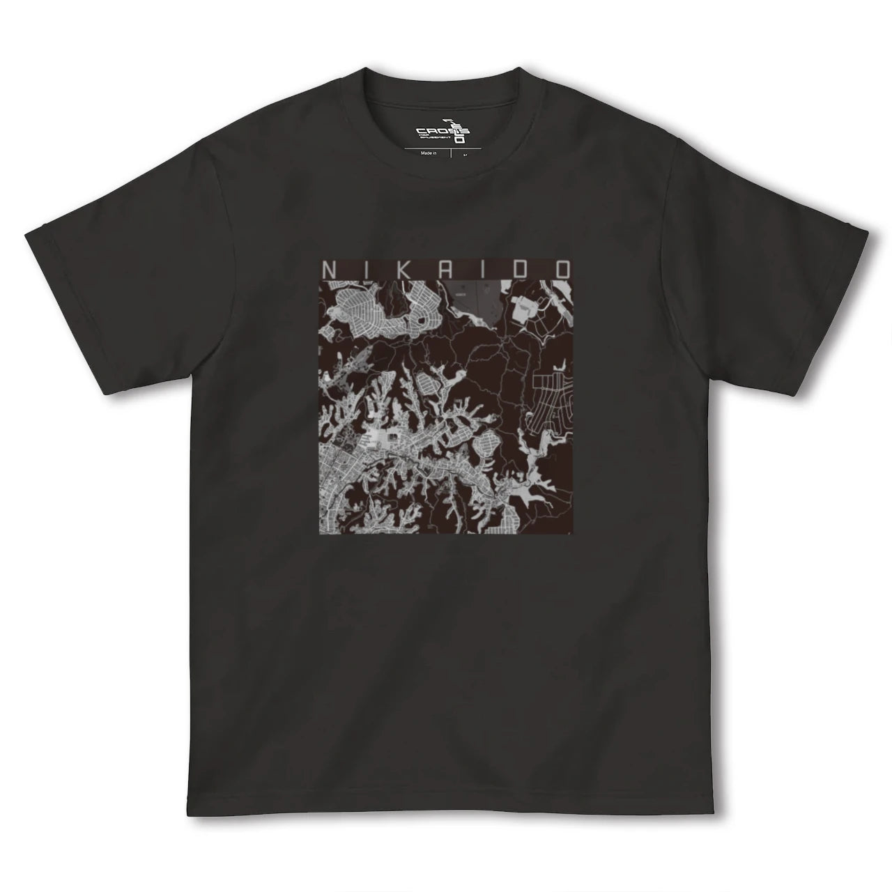 【二階堂(神奈川県)】地図柄ヘビーウェイトTシャツ