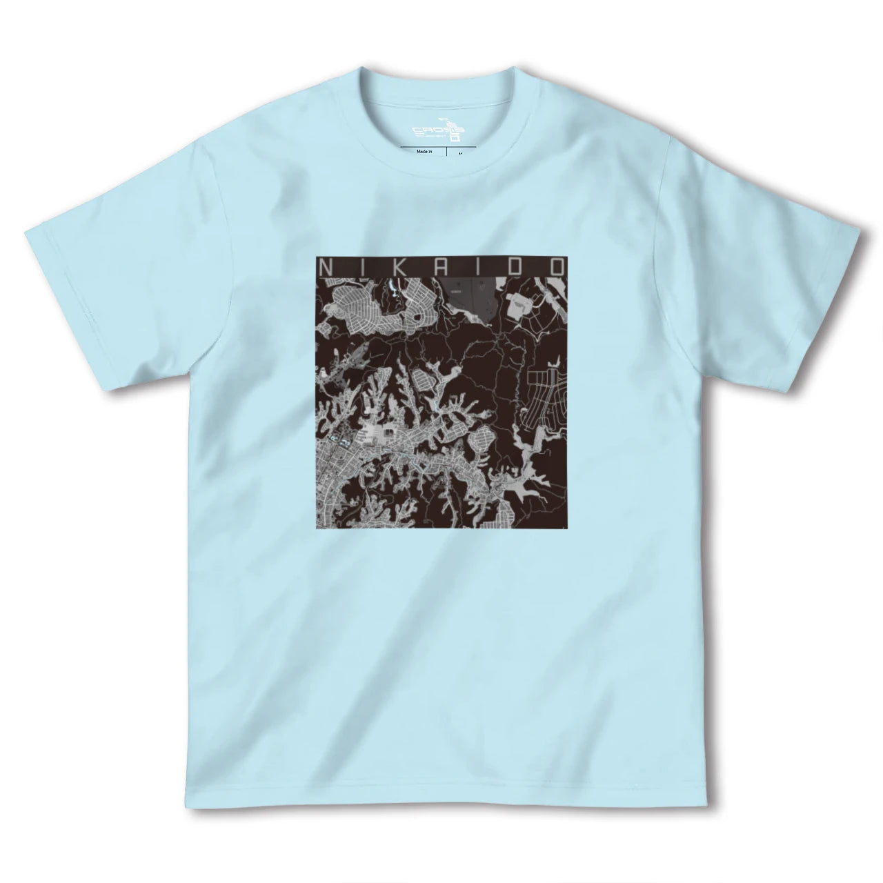 【二階堂(神奈川県)】地図柄ヘビーウェイトTシャツ