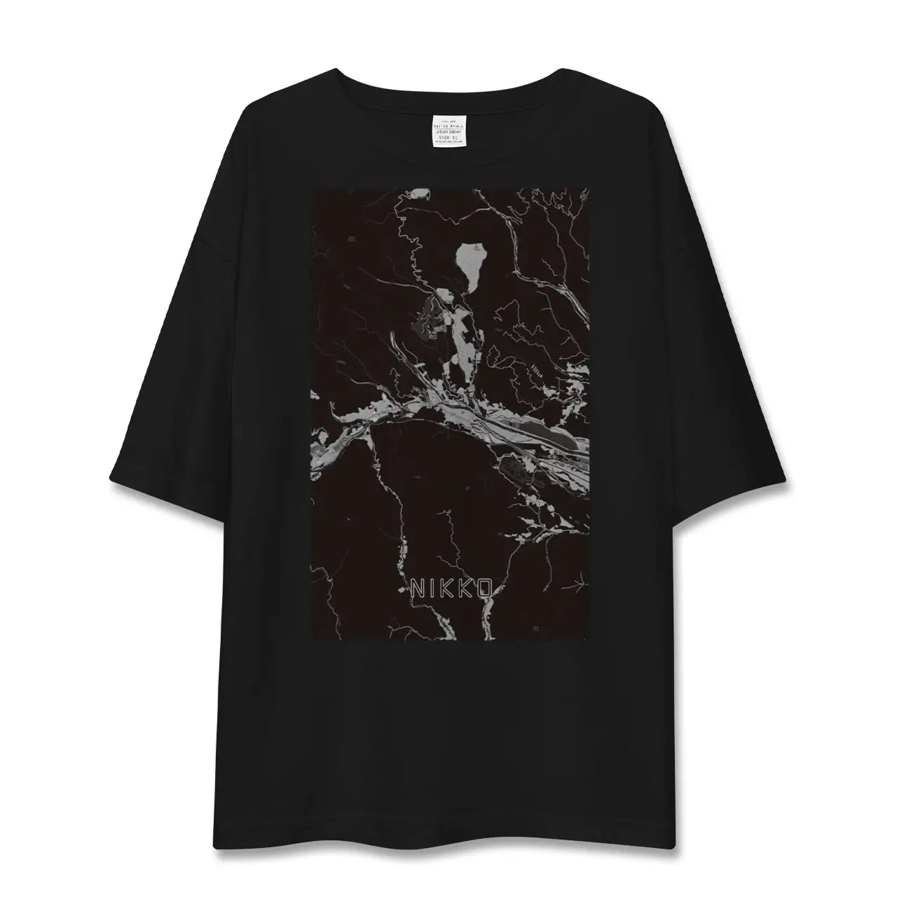 【日光(栃木県)】地図柄ビッグシルエットTシャツ