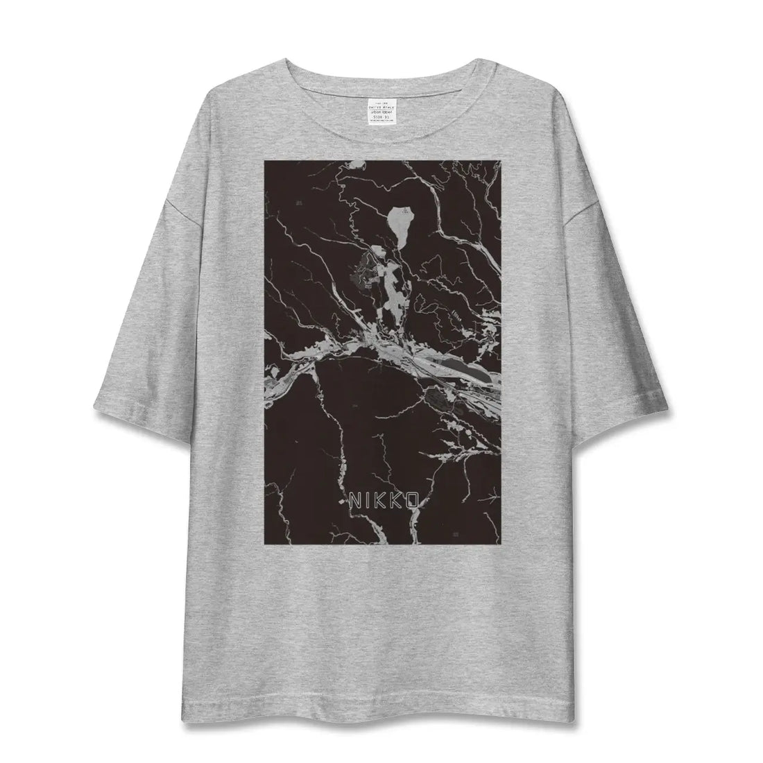 【日光(栃木県)】地図柄ビッグシルエットTシャツ