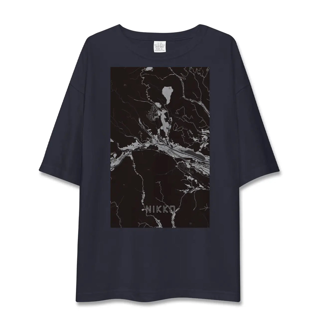 【日光(栃木県)】地図柄ビッグシルエットTシャツ