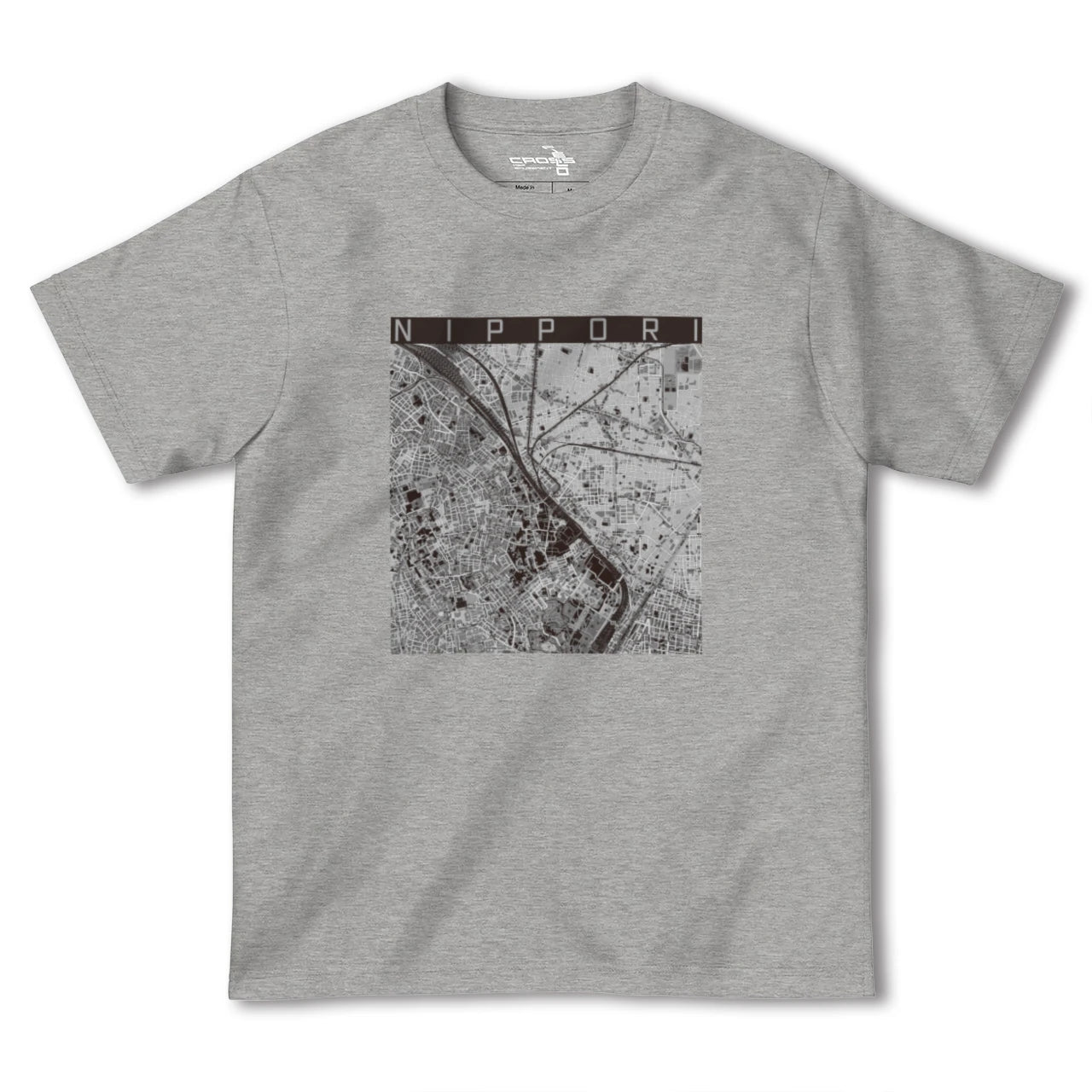 【日暮里(東京都)】地図柄ヘビーウェイトTシャツ