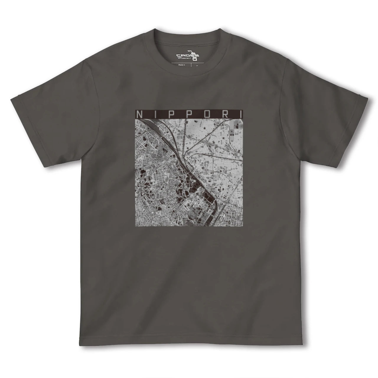 【日暮里(東京都)】地図柄ヘビーウェイトTシャツ