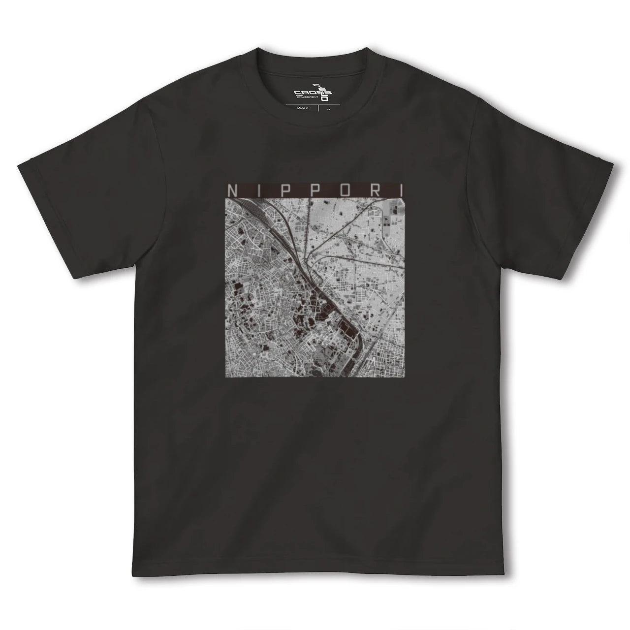 【日暮里(東京都)】地図柄ヘビーウェイトTシャツ