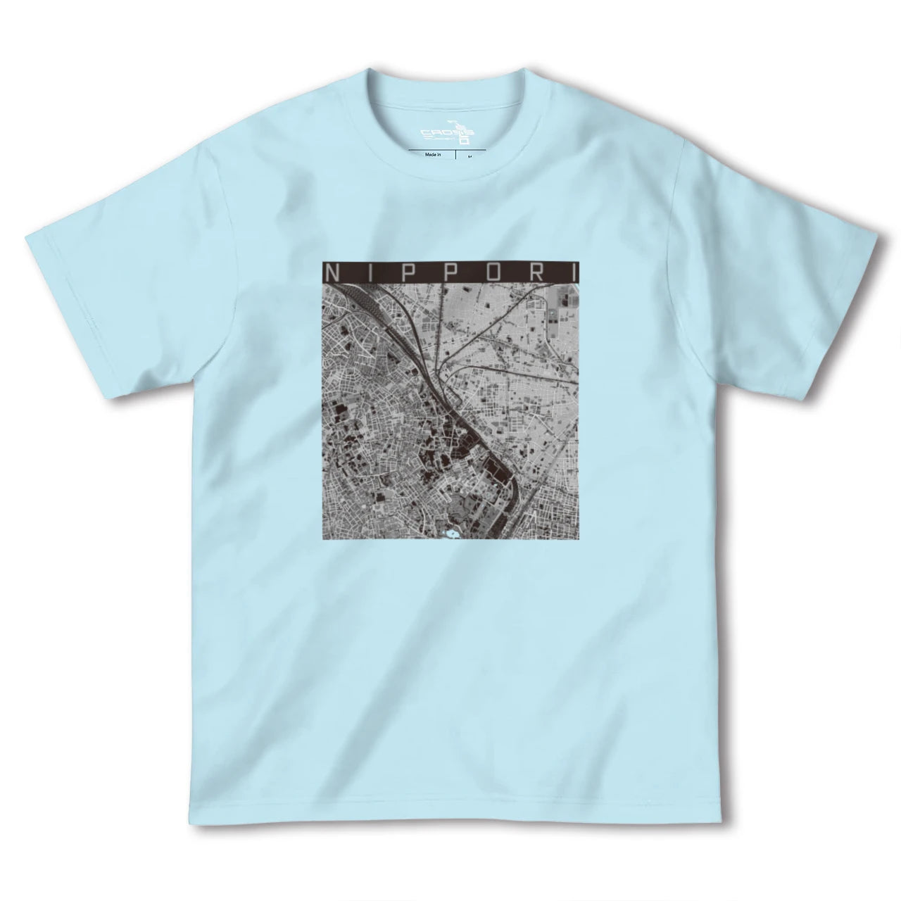 【日暮里(東京都)】地図柄ヘビーウェイトTシャツ