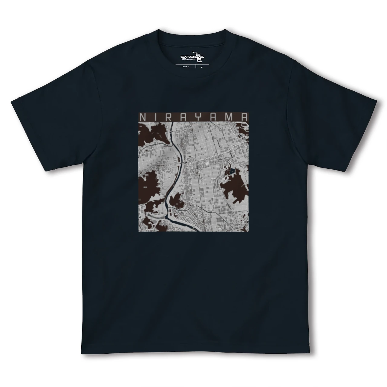 【韮山(静岡県)】地図柄ヘビーウェイトTシャツ