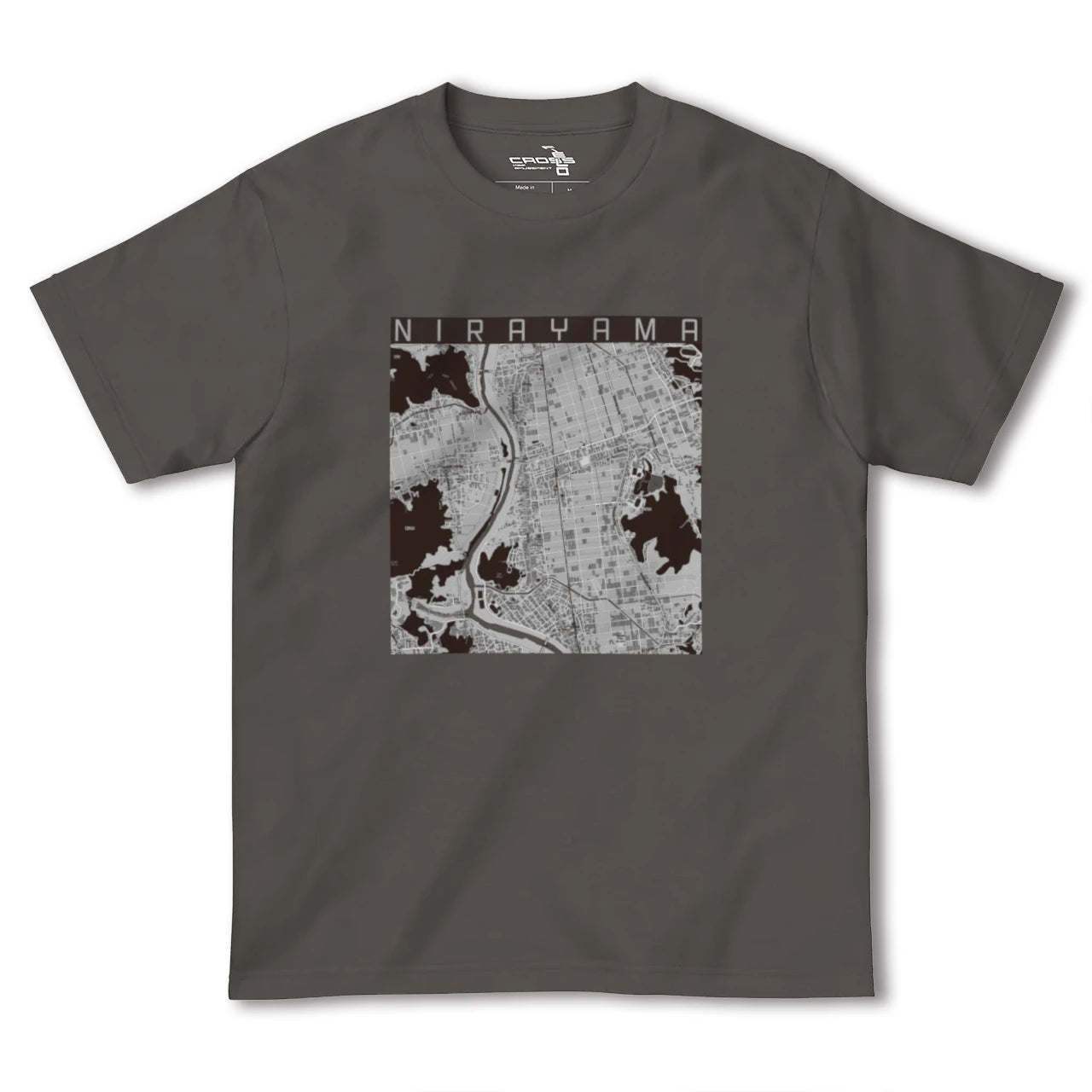 【韮山(静岡県)】地図柄ヘビーウェイトTシャツ