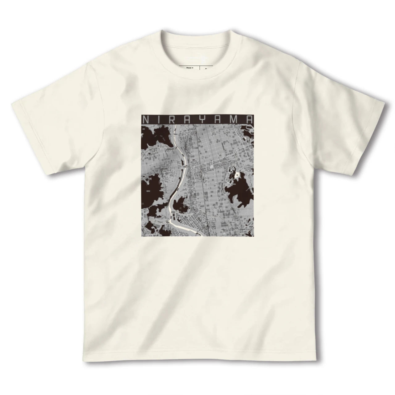 【韮山(静岡県)】地図柄ヘビーウェイトTシャツ
