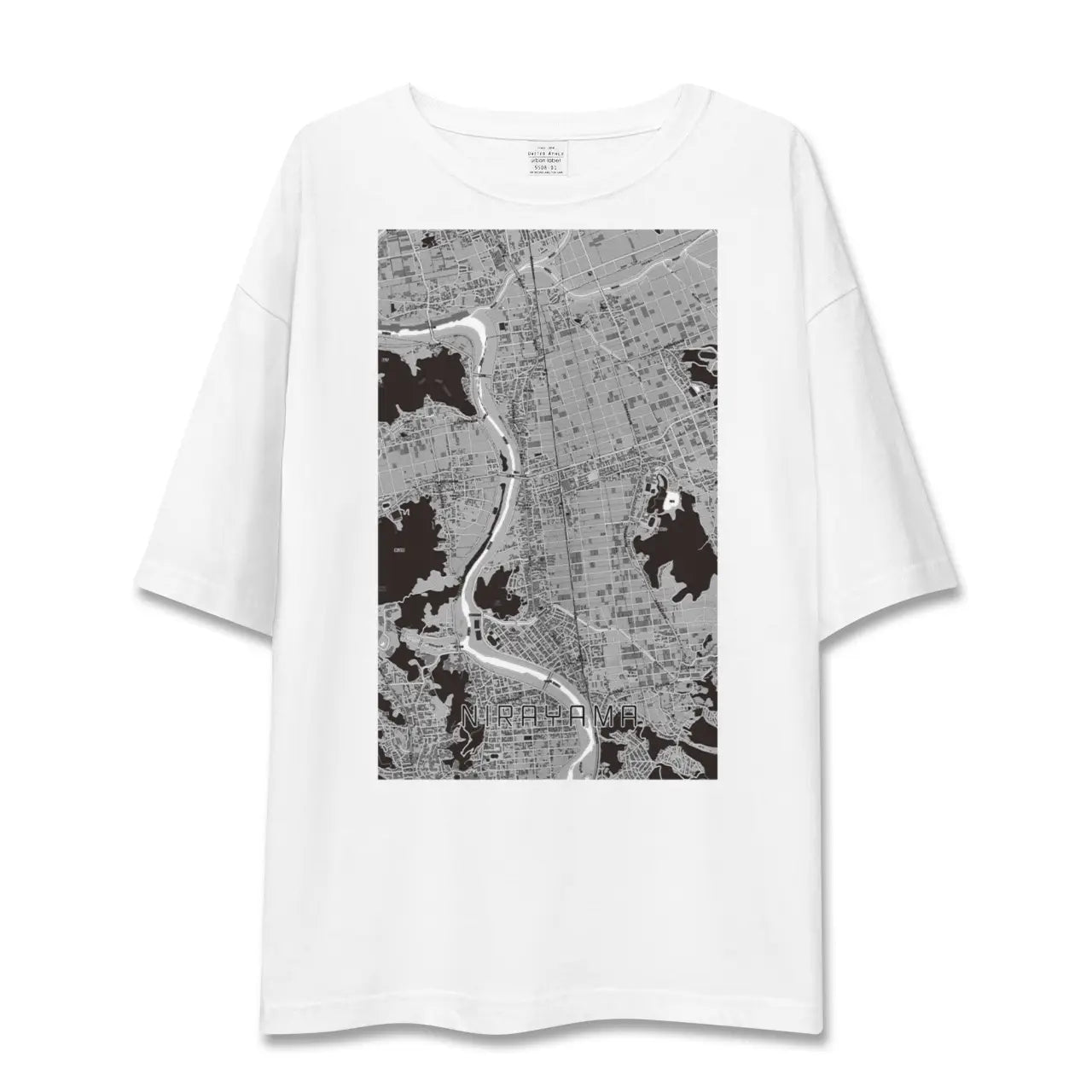 【韮山(静岡県)】地図柄ビッグシルエットTシャツ
