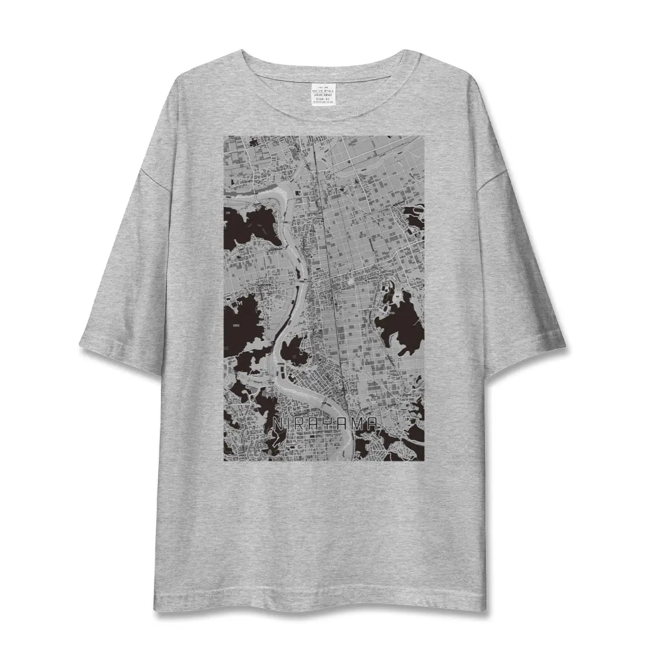 【韮山(静岡県)】地図柄ビッグシルエットTシャツ