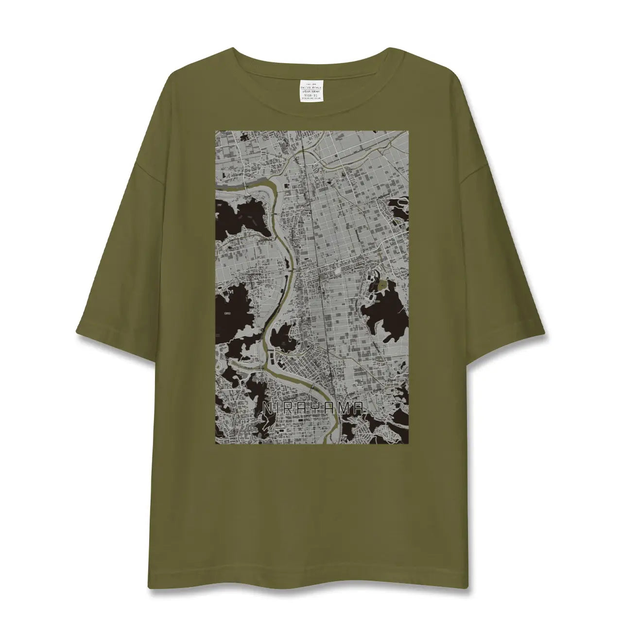 【韮山(静岡県)】地図柄ビッグシルエットTシャツ